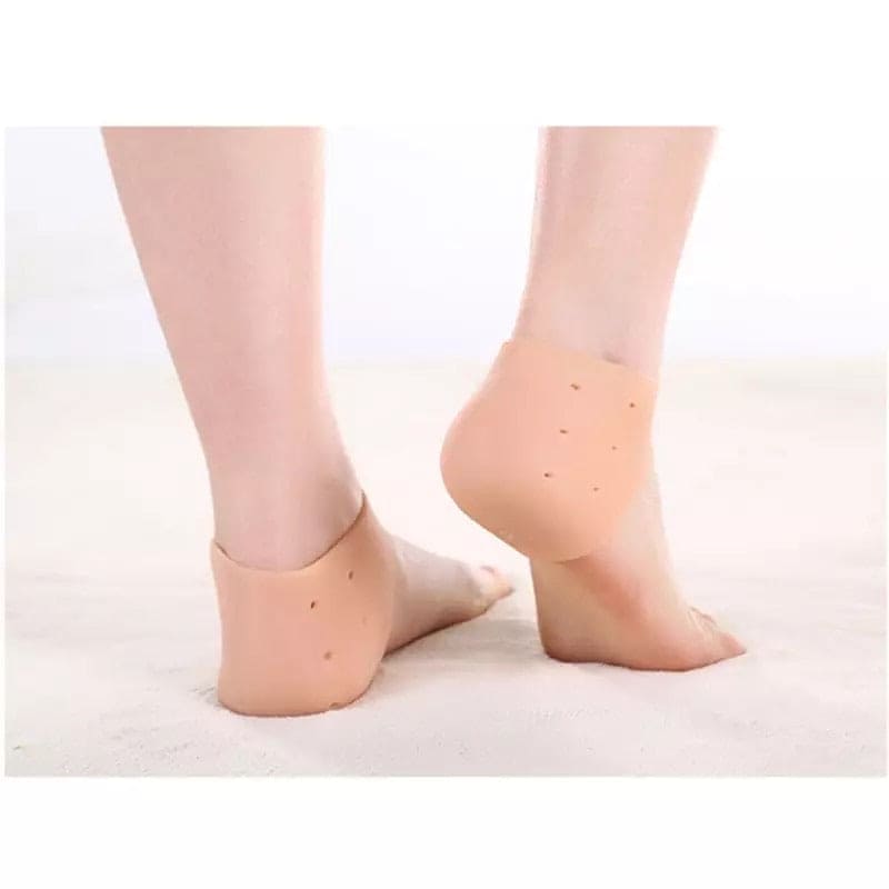 Anti Crack Heel Cover, Heel Protectors for Men & Women, Silicone Gel Cover for Cracked Feets Anti Crack Heel Cover, Heel Protectors for Men & Women, Silicone Gel Cover for Cracked Feets